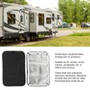 2PCS RV Window Shade Shading UV Protection Oxford Cloth Aluminum