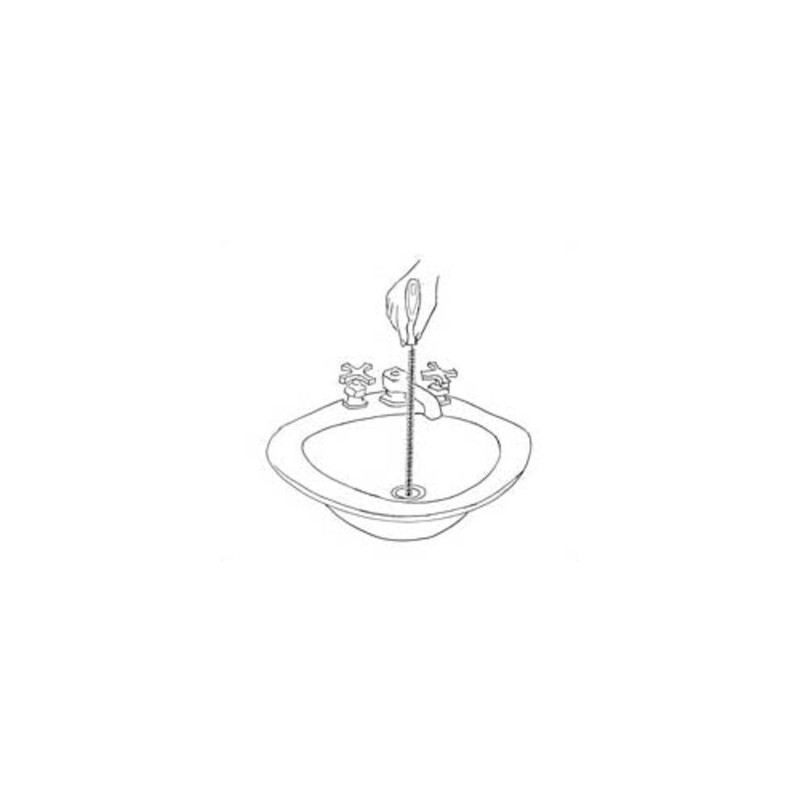 Brushtech Sink Drain & Overflow Cleaning Brush