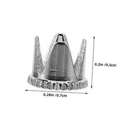 DOITOOL 2pcs Airbrush Nozzle and Cap Replacement for Airbrush Kits Compatible with Nail Art and Painting Applications Easy Installation and Versatile Use