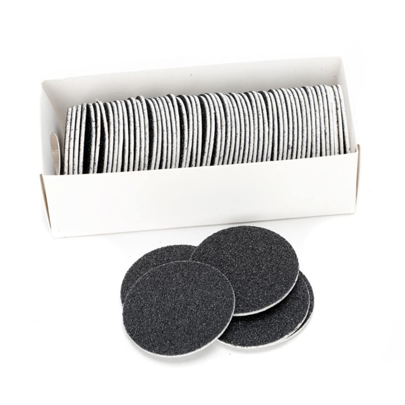 Mikinona Foot Polishing Discs 60pcs Replacement Sandpaper Disks for Dry