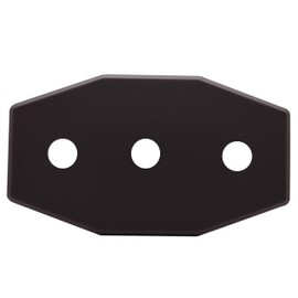 Westbrass Three-Hole Remodel Plate, Oil Rubbed Bronze, D505-12