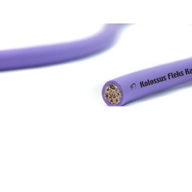 KnuKonceptz Kolossus Kandy Kable OFC Neon Purple 0 Gauge Power Wire (Sold per 5' increments)