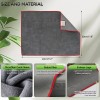 Unbranded x4Car Drying Towel Suede& Coral Fleece Double-sided Clean Cloth