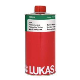 LUKAS Oil Painting Medium - Retouch Varnish for Temporary Protection and for Retouching Work - [1 Liter]