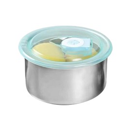 EUBEISAQI Stainless Steel Containers With Lids - Heightened Steel Food Container - Safe Leakproof Baby Food Containers for Lunch Soup Salad Leftover, Kitchen Use