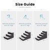 Garnpet 5-Step Adjustable Dog Stairs for High Beds, Dog Steps