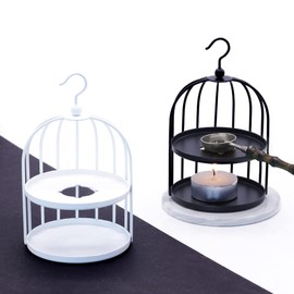 WAYUTO Wax Seal Furnace and Spoon Wax Seal Beads Warmer Melting Furnace Tool for Envelopes Invitations DIY Crafts White