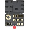 11pcs Solid Brass Router Template Bushing Guides Sets, Bush Guide