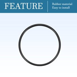 QUARKZMAN 67 mm x 60 mm x 3.5 mm Nitrile Rubber O-Rings x 10 Pieces Round Sealing Disc for Tap Plumber Repair Seal Connection [Black]