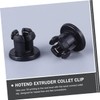Baluue 5sets Printer Hotend Clip and Collet Tube Coupling for