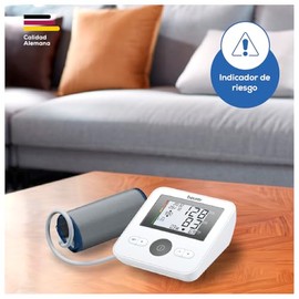 Beurer BM 27 Baumanometro digital de brazo, tensiómetro con brazalete de 22-36 cm, medidor arterial preciso e indicador de riesgo, detección de arritm