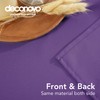 Deconovo Oxford Decorative Water Resistant Tablecloth Wipeable Rectangle Tablecloth for