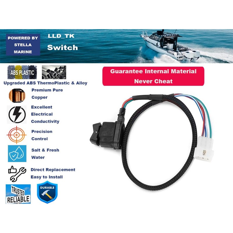 Trim Tilt Switch for Mercury Outboard Side Remote Control 858679T2