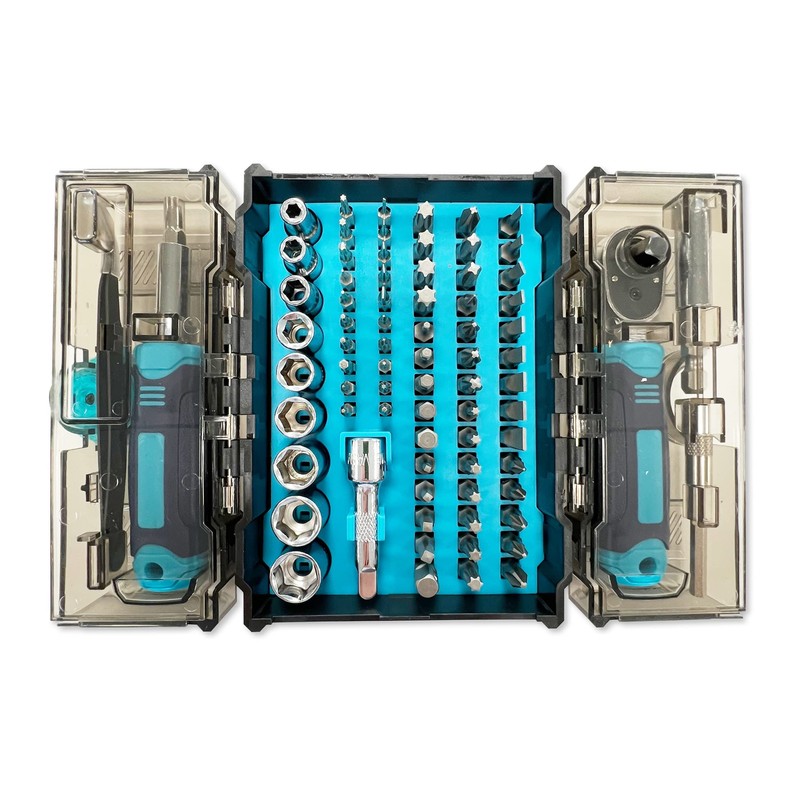 Eclipse EMS78PS 78 Piece Compact Mini Metric Socket & Bit