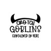 Crotch Goblins Contained in Here MKR Decal Vinyl Sticker |Cars