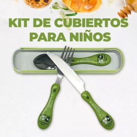EGTMA Set De Cubiertos De Acero Inoxidable Ideal Para Niños