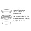 Westmark 409722E3 Screw-On / Twist-off Lids for Preserving Jars, Round,