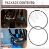 HTJYMY 2 Pack Replacement Motor Gasket Aquarium, Black - Compatible