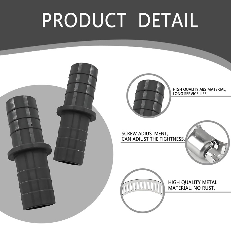6 PCS Washing Machine Hose Connector, Washing Machine Waste Pipe