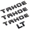 4x OEM Black TAHOE Plus LT Nameplate Emblems Alloy Letter