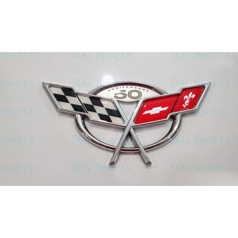 AUTO 1PC 1997-2004 C5 Corvette Chrome Rear Only 50Th Anniversary