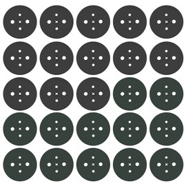 eMagTech Pack of 100 Peg Protective Cap Replacement Washer Plastic Garden Stakes Cover Seal Washers Accessories for Garden Black and Green