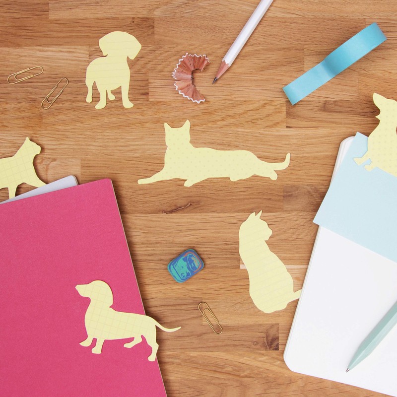 Good Design Works Dog Sticky Notes | Includes 3 Separate