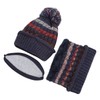 Knitted Hat Scarf Mask Set Winter Hat Women Girls Neck