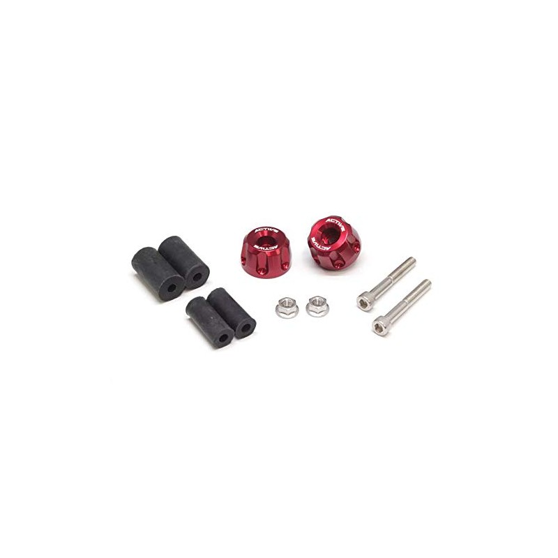 Active 60800226 Aluminum Bar End Revolver, Red, φ30-L18