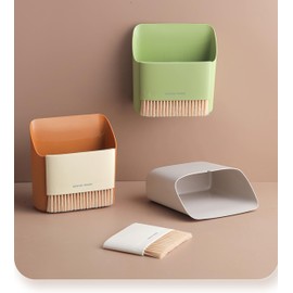 Small Broom and Dustpan Set, Portable Hand Whisk Broom Brush, Mini Hanging Trash Can,Soft Bristle Household Brooms with Dust Pan Combo Set for Cleaning Desktops,Draewr,Sofa,Keyboard - 1 Set (Green)