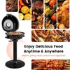 CHEFJOY 1600W Electric Grill Outdoor, 15-Serving Freestanding Camping Grill with