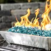 onlyfire 10 pounds Fire Glass for Propane Fire Pit and