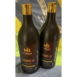 Keratin Research GOLDENLISS HBEAUTY PROGRESSIVE - 1+1 Lt.               Brazilian keratin