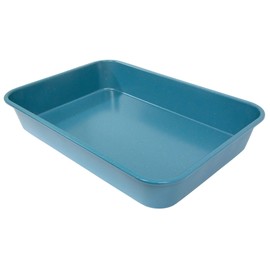 casaWare Grande Lasagna/Roaster Pan 18 x 12 x 3-Inch - Extra Large, Ceramic Coated NonStick (Blue Granite)