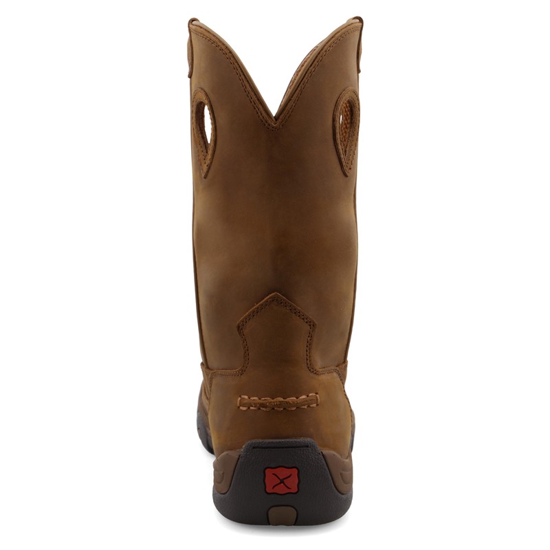 Twisted X Men's 11" Pull On Hiker Boot, Moc Toe,