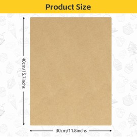 HAGOT 200 PCS Baking Paper Sheets, Greaseproof Paper, Precut Non-Stick Baking Parchment Wrapping Sheets for Oven, Paper Air Fryer,11.8 * 15.7in (30 * 40cm)