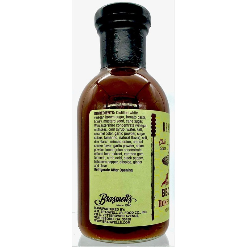 Braswell's Honey Habanero Bar-B-Que Sauce