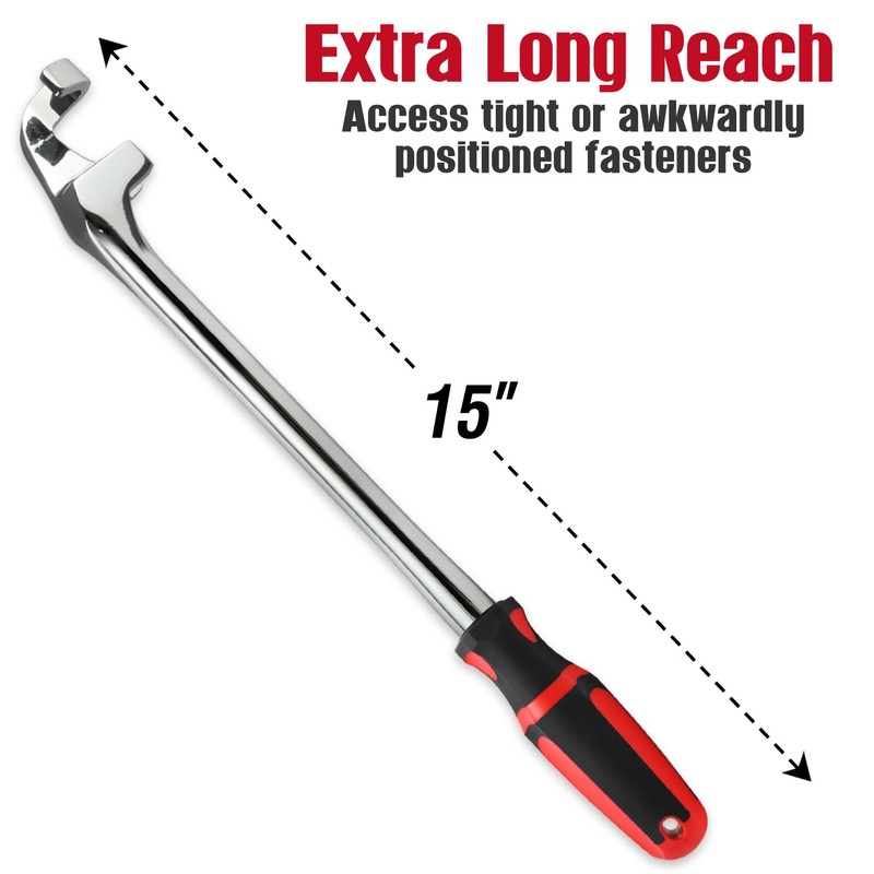 CROM 15-Inch Wrench Extender Tool - Extension Wrench Torque Multiplier