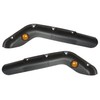 SEBLAFF 4-Pack Golf Cart Standard mudflap Flares Fronts and Rear