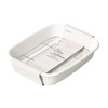Pearl Metal Tempura Tray Enamel Blanc Kitchen HB-3679 White (Approx.)