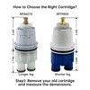 RP46074 Shower Cartridge Replacement for Delta 13/14 Series, Compatible with
