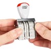 KTWT 1.5" Rubber Stamp Line Dater, Date Stamp, Office Stamp,