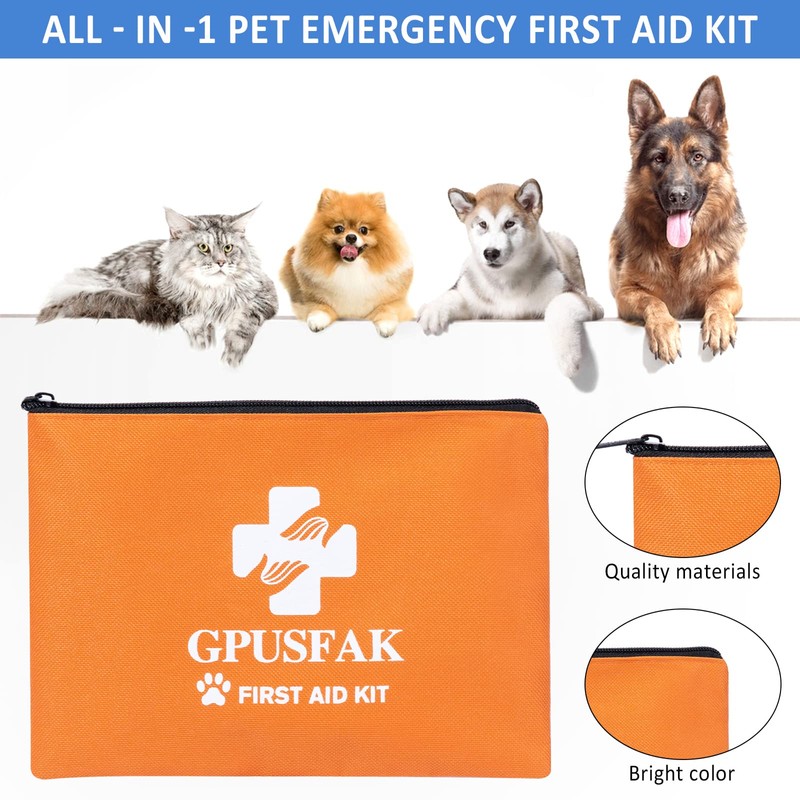 GPUSFAK Dog First Aid Kit - Pet First Aid Kit
