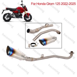 ISTUNT Grom Exhaust System Pipe For Honda Grom Msx 125 Moto Muffler Escape 2022-2025