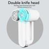 Rasierer für Textilien, Wiederaufladbarer kabelloser doppelseitiger Fusselentferner mit 3 einstellbaren