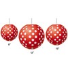 Teacher Created Resources 77227 Red Polka Dots Paper Lanterns