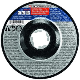 BOSCH GWX27LM450-10-Piece 4-1/2 in. x 1/4 in. X-Lock Arbor Type 27 30 Grit Metal Grinding Abrasive Wheel