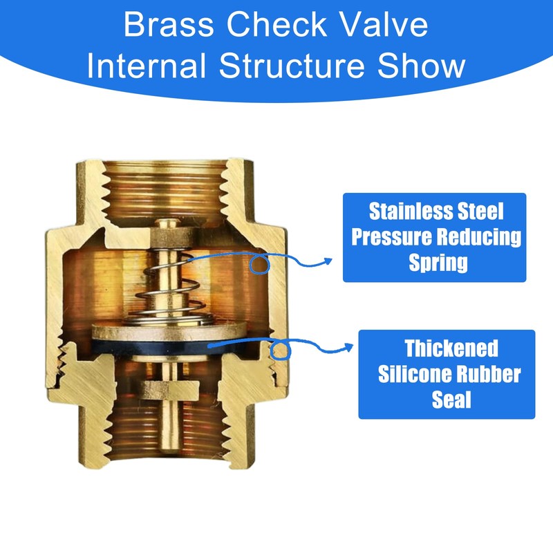 1 Inch Check Valve - PN25 Internal Thread Brass Backflow