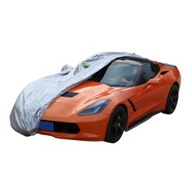 autopart2021 Sunscreen Snow Dust Rain Decoration Cover Car Cover For 14-19 Corvette C7 US