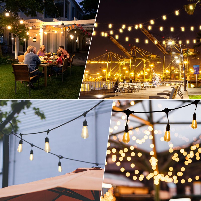 25 Pack Edison E12/C7 Low Wattage Outdoor Light Bulbs -